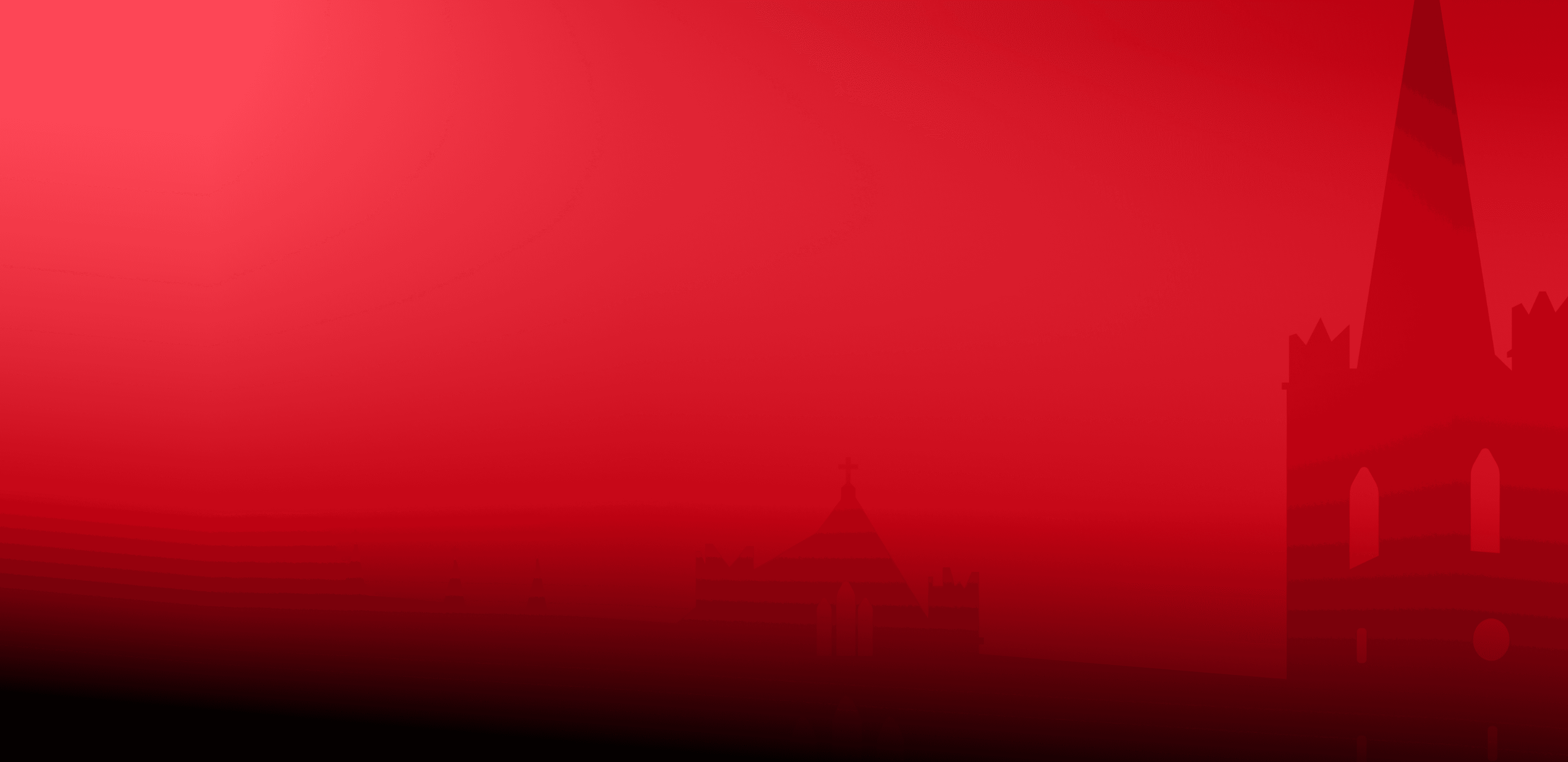 Cork skyline silhouette background for web product development company