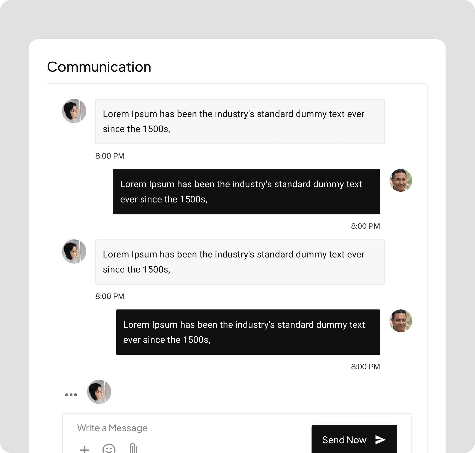 Client communication