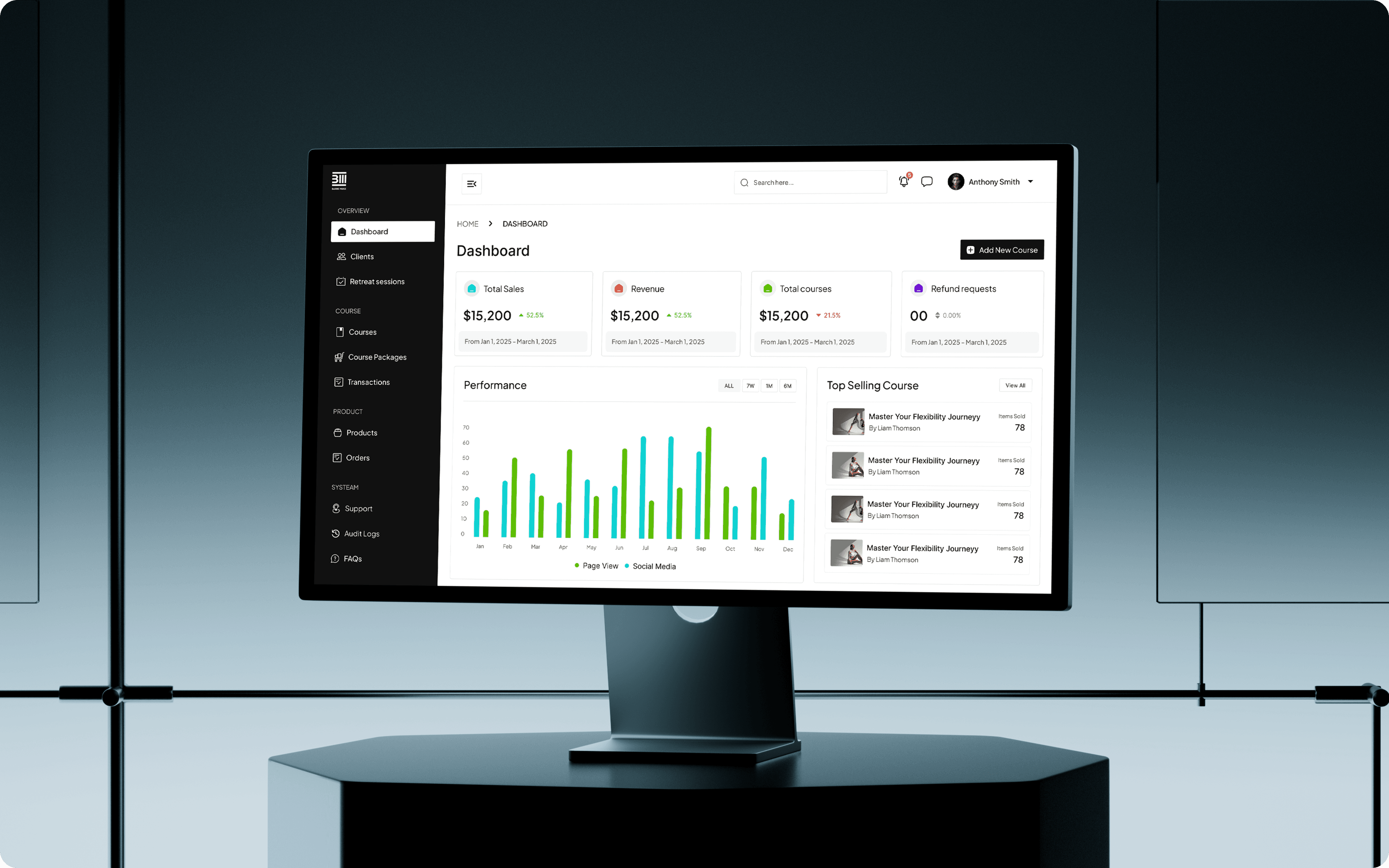 BarreMuse Mockup