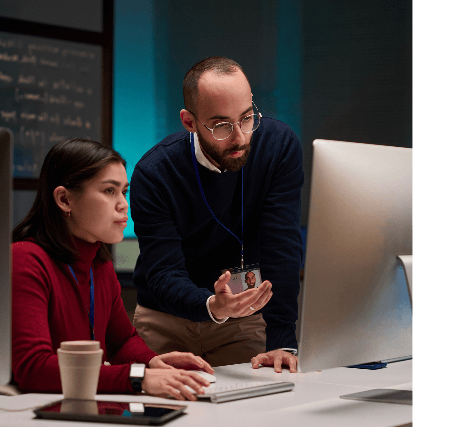 UX designers and product team collaborating on digital product experience design