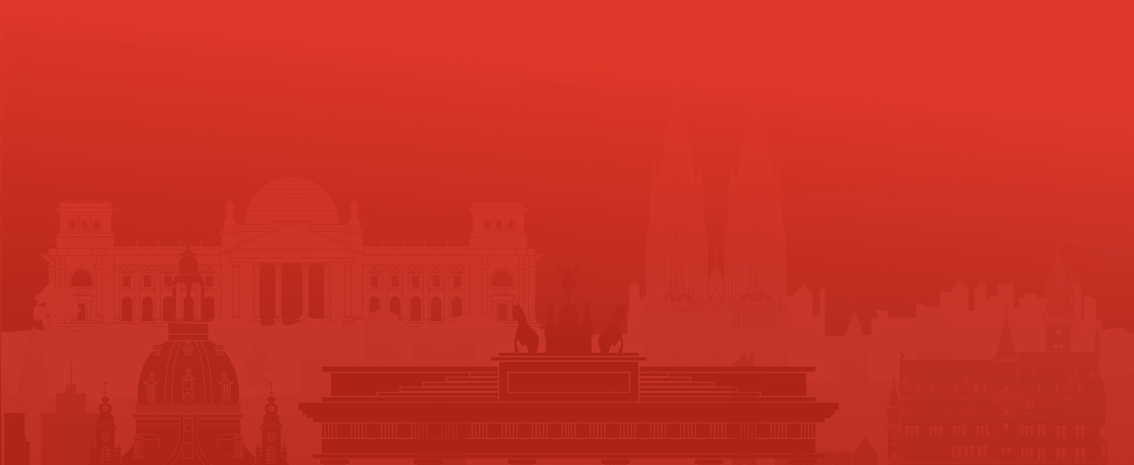 Berlin skyline background for IT staff augmentation services