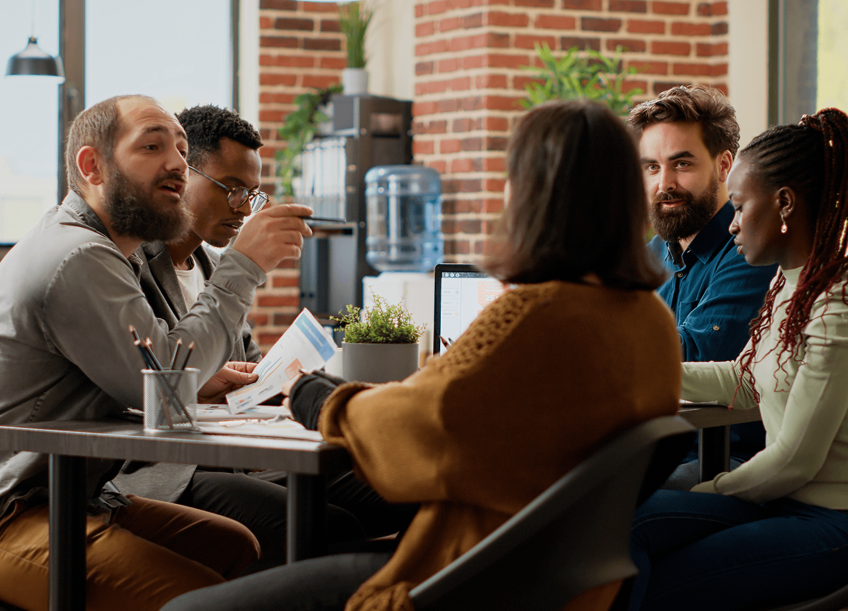 Dedicated IT development team collaborating on software projects in Bristol