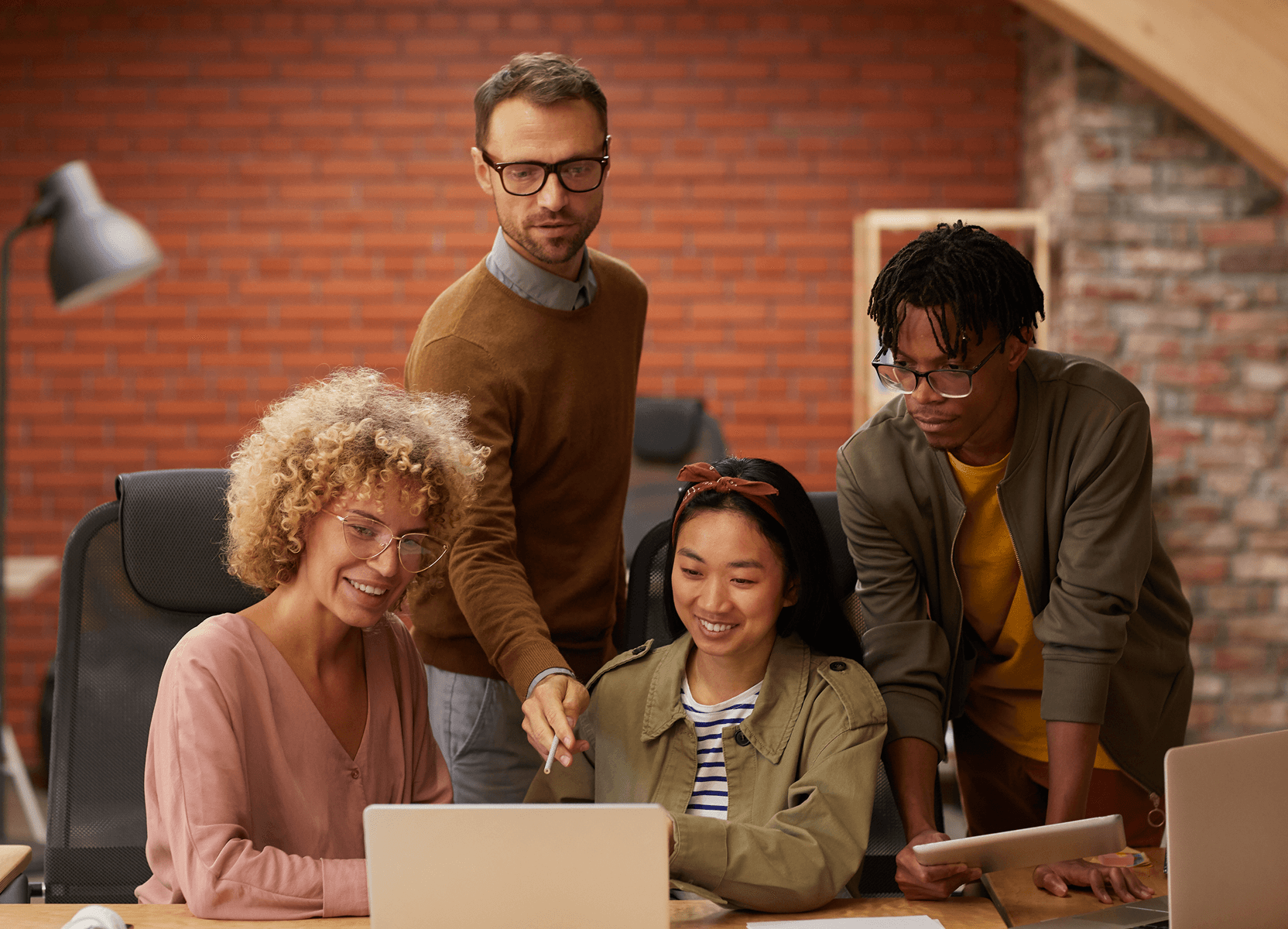 Software engineers working together as a staff extension team in Estonia