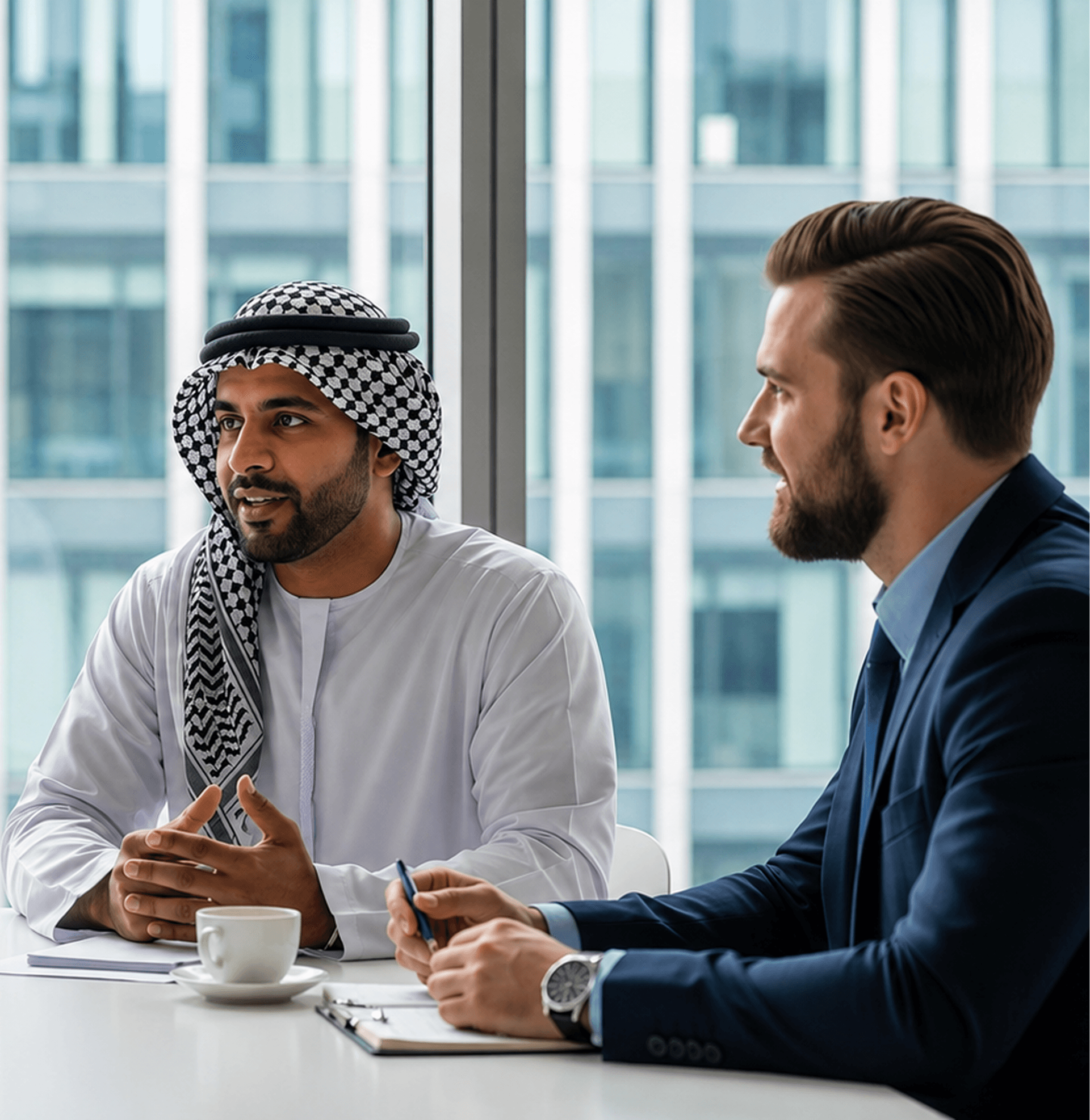 Zentex Abu Dhabi engineering team discussing web product development