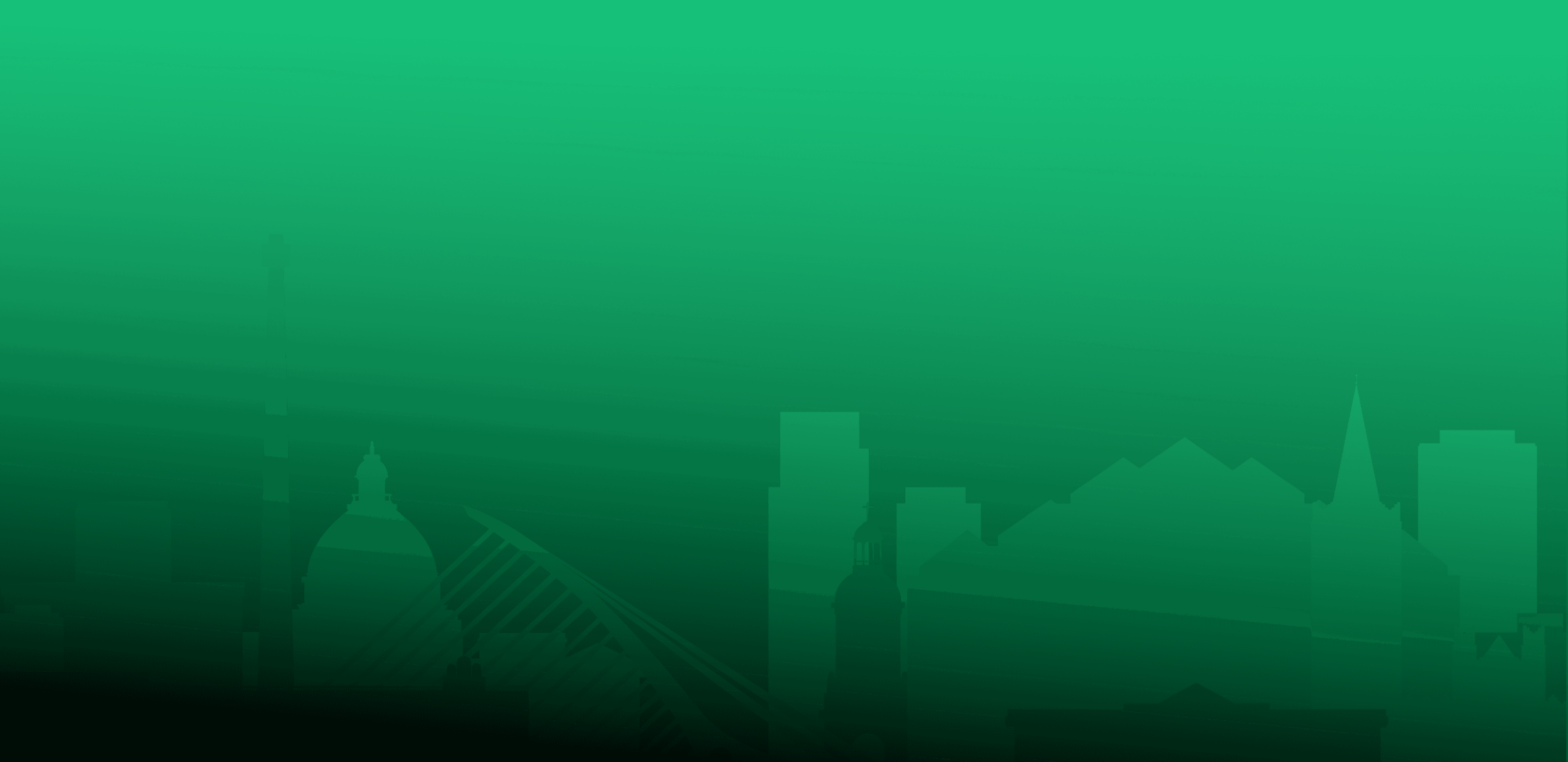 Dublin skyline silhouette background for web product development company