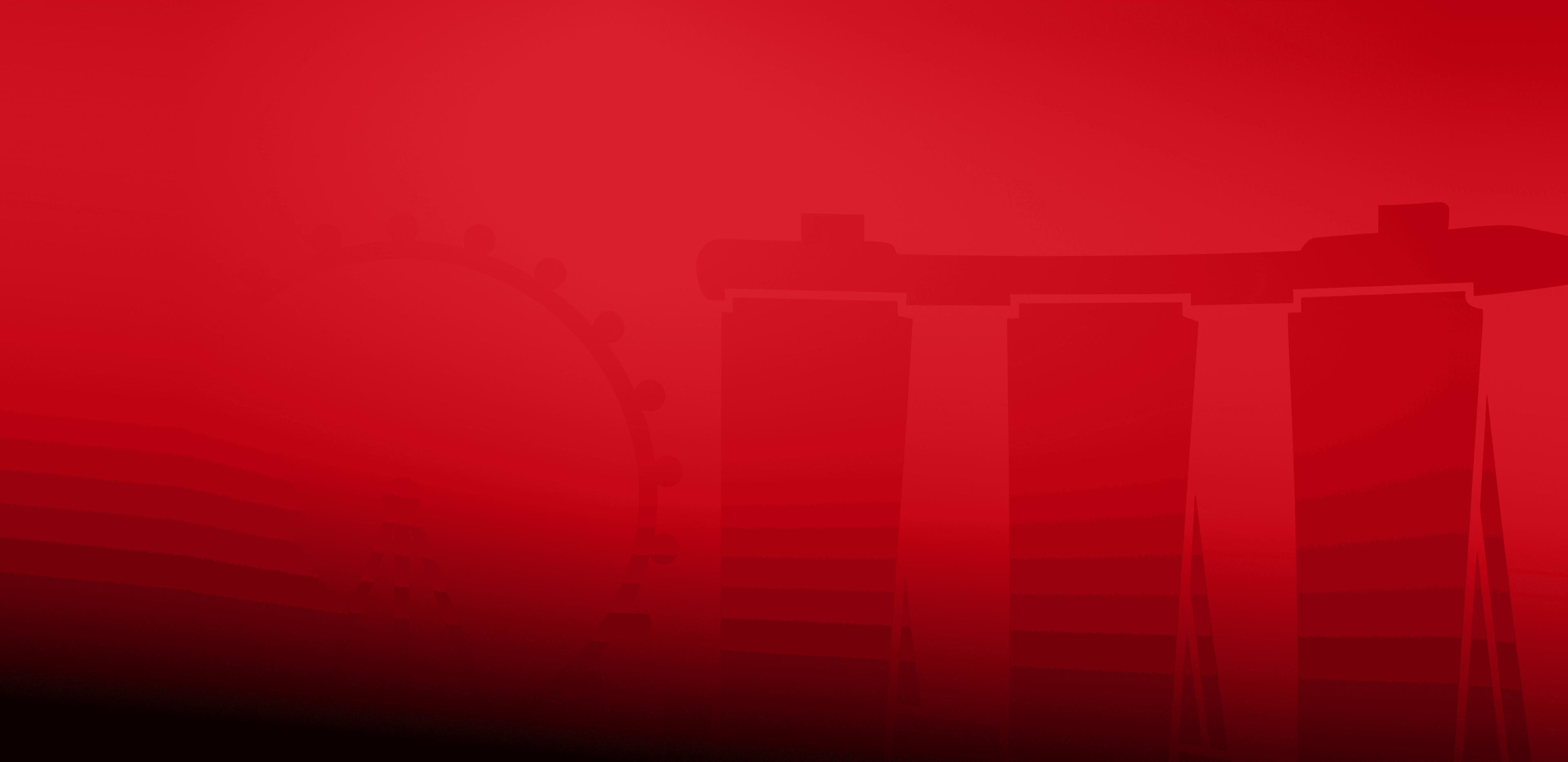 Singapore skyline background for web product development services